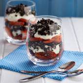 Oreo crunch parfait