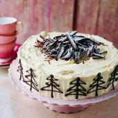 Baked white chocolate cheesecake 