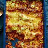 Cheat’s sausage lasagne