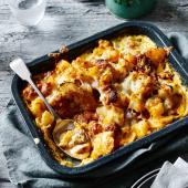Chorizo and Manchego potato bake