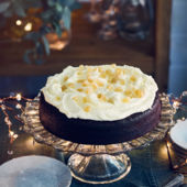 Chocolate and ginger cake with sherry buttercream 