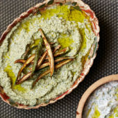 Courgette and tahini dip