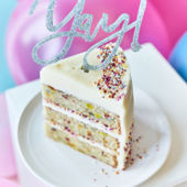 Funfetti celebration cake