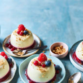 Summer pudding panna cotta