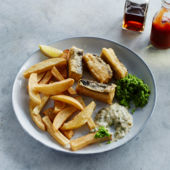 Vegan ‘fish’ and chips