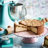 Cookie-topped cheesecake pie