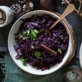 Sloe gin red cabbage 