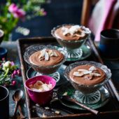 Coconut chocolate mousse