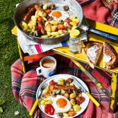All-day breakfast gnocchi fry-up