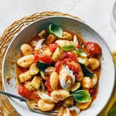 Summer veg gnocchi