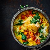 Golden glow chicken bowl