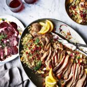 Middle Eastern lamb, tabbouleh and beetroot 