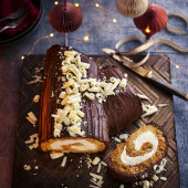 Tiramisu Yule log