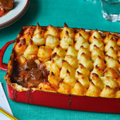 Beef stew cottage pie