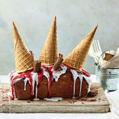 Melted ice cream cake