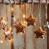 Orange and ginger shortbread stars from Billington's