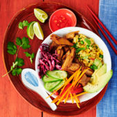 Sponsored: Cajun spiced poke bowl with winter coleslaw from The Vegetarian Butcher