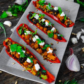 Sponsored: Clonakilty Blackpudding stuffed peppers