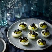 Devilled spider eggs