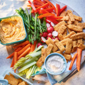 Chilli-cheese biscuit dippers