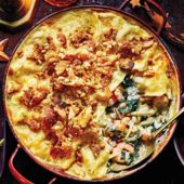 Prawn and prosecco lasagne