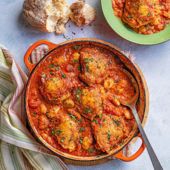 Chicken n'duja and butter bean one pot