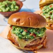 Guacamole turkey burgers