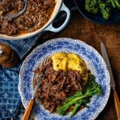 Espresso-and-whisky-braised ribs