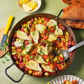 Artichoke paella