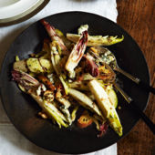 Chicory, walnut and Roquefort salad