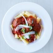 Italian meatballs in tomato sauce