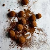 Whisky ginger truffles