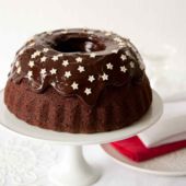 Spiced chocolate cake with chocolate icing  