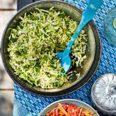Courgette and bulgur salad 