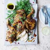 Persian-style spatchcock barbecued chicken