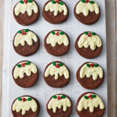 Christmas pudding mint ‘Oreos’