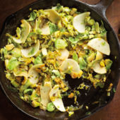 Ginger and soy Brussels sprouts