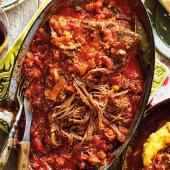Slow-cooked beef brisket ragu