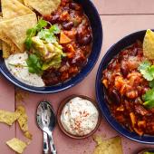 Big bowl veggie chilli