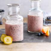 The berry white almond smoothie