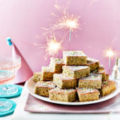 Pistachio lime friand tower