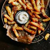 Chunky double-cooked chips