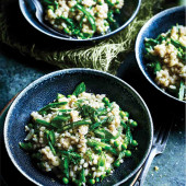 The Hairy Bikers' Barley risotto with greens