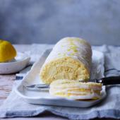Lemon swiss roll