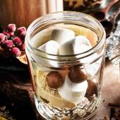 Malted hot chocolate jars