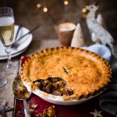 Steak and Stilton pie 
