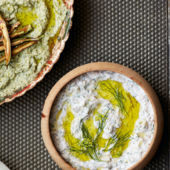 Aubergine and walnut dip