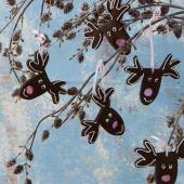 ‘Rudolph’ chocolate gingerbread biscuits 