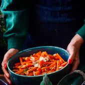 Glazed citrus-ginger carrots