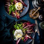 Burrata with honey, hazelnuts and thyme